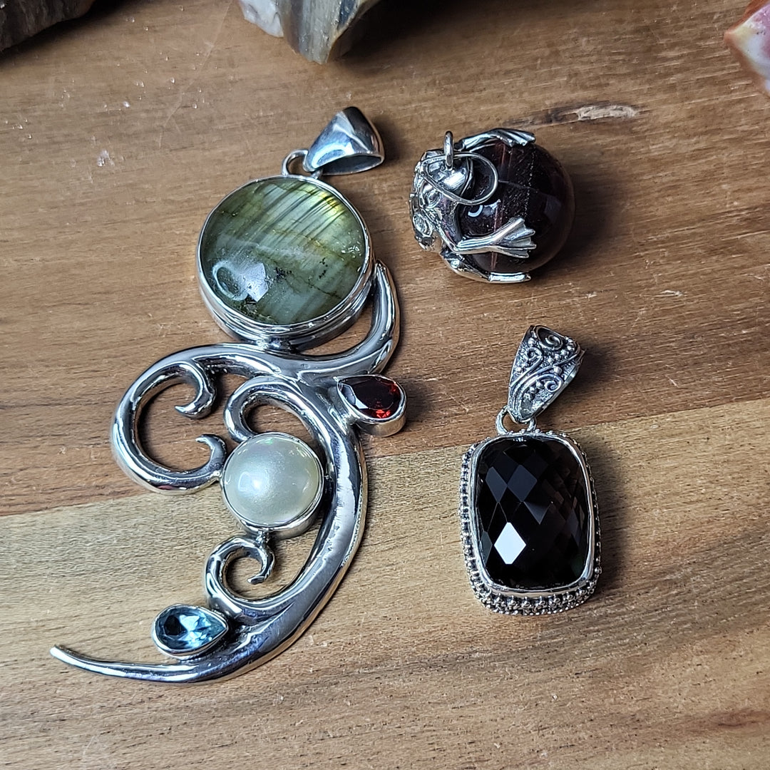 The Real Moonstoned - 3 Sterling Silver Items