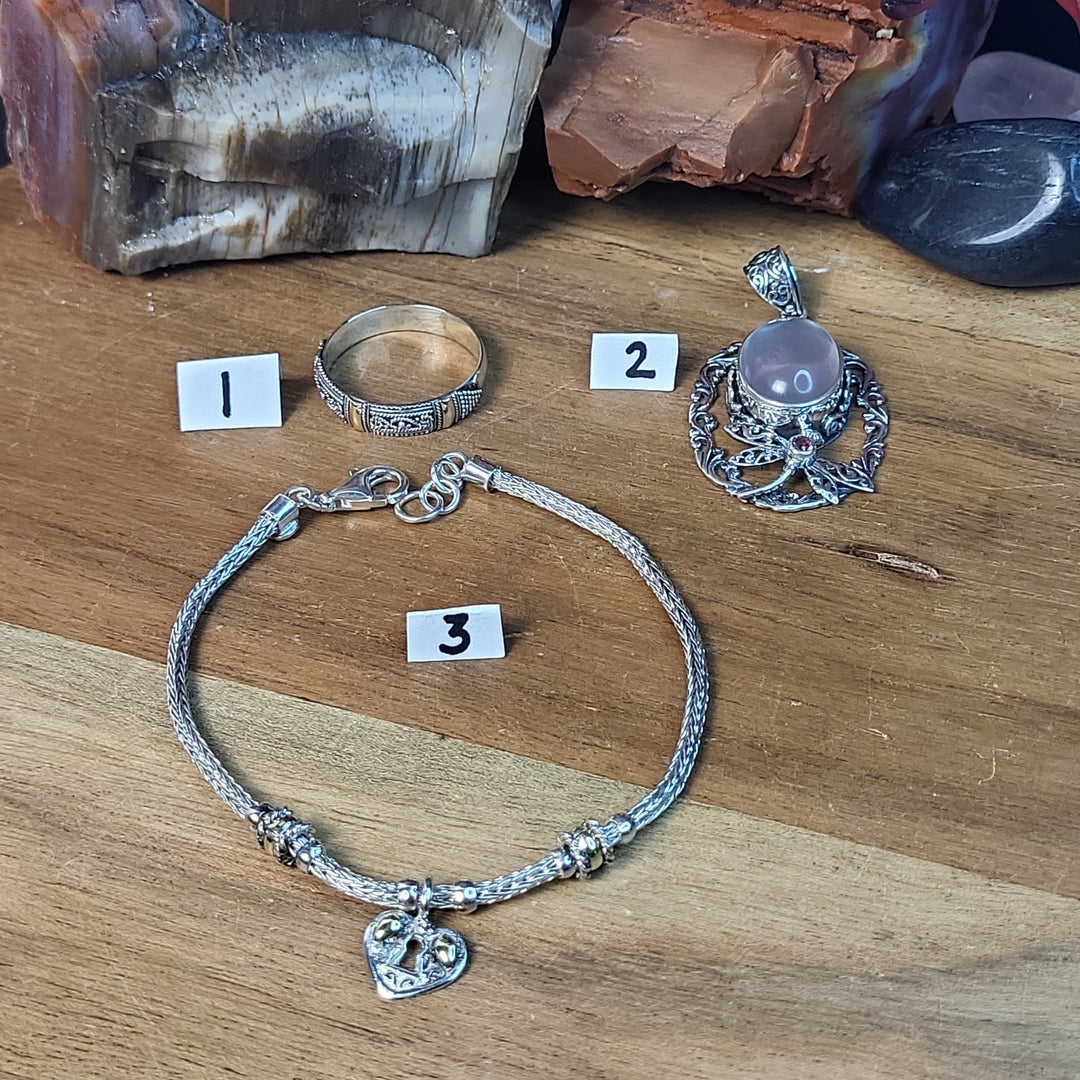 momo - 3 Sterling Silver Items