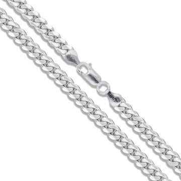 Miami Cuban Link Chain - 3.5mm - 925 Sterling Silver - 24"