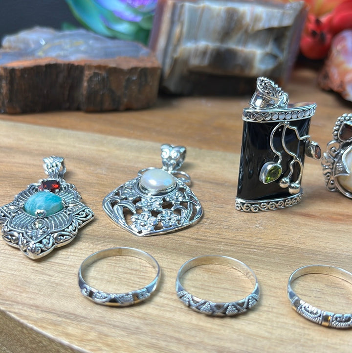 Maria Arana - 11 Sterling Silver Items