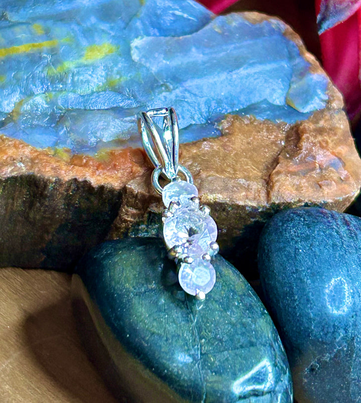 Morganite 925 Sterling Silver Pendant