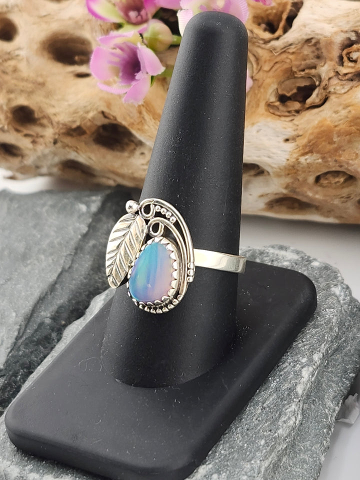 Aurora Opal Ring Size 10