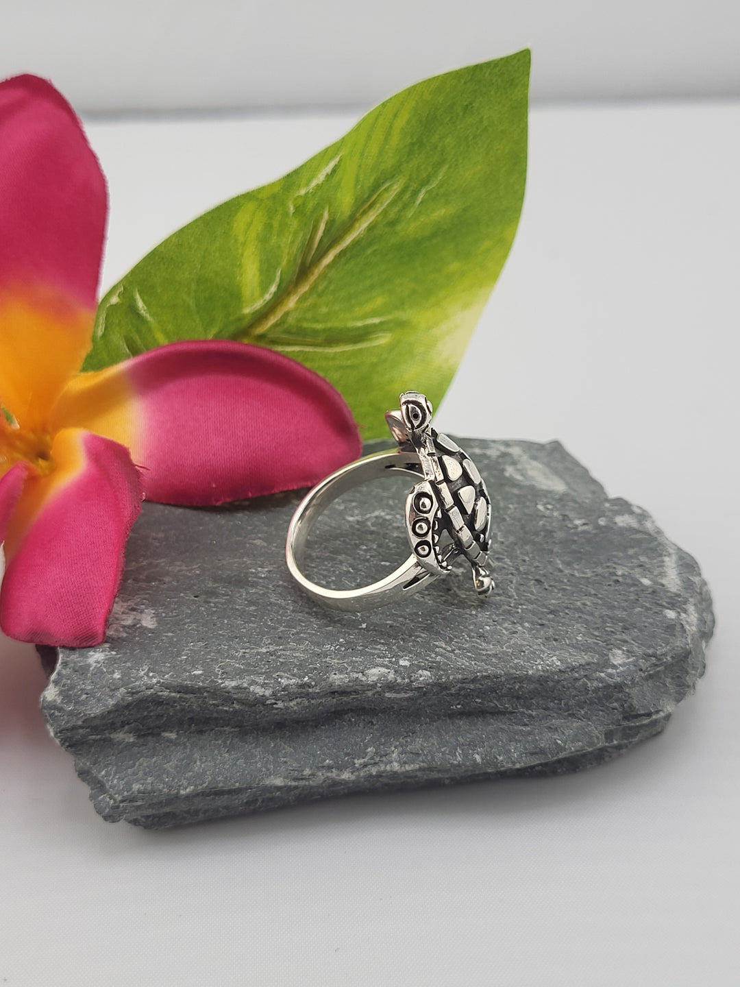 Silver Turtle Ring