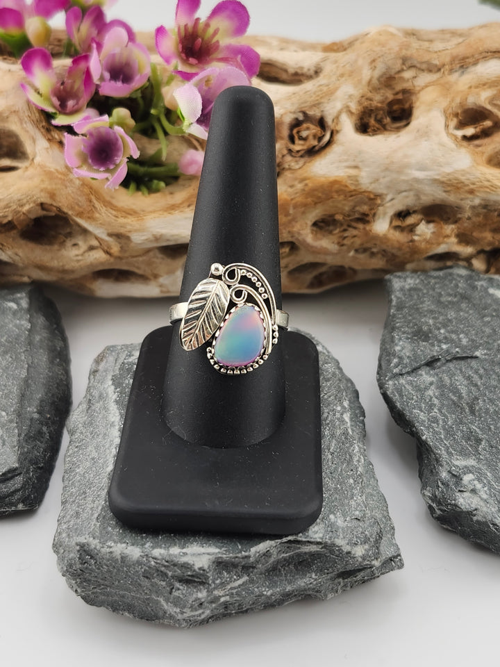 Aurora Opal Ring Size 10