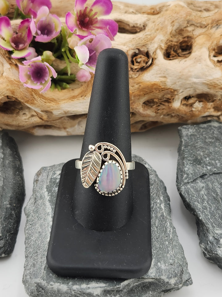 Aurora Opal Ring Size 10