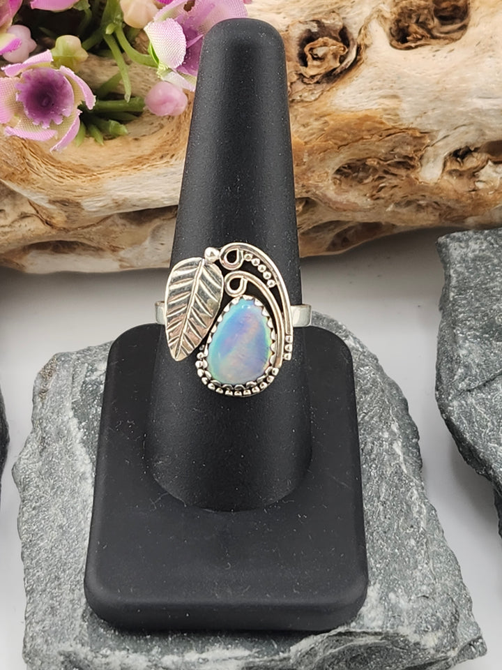 Aurora Opal Ring Size 9