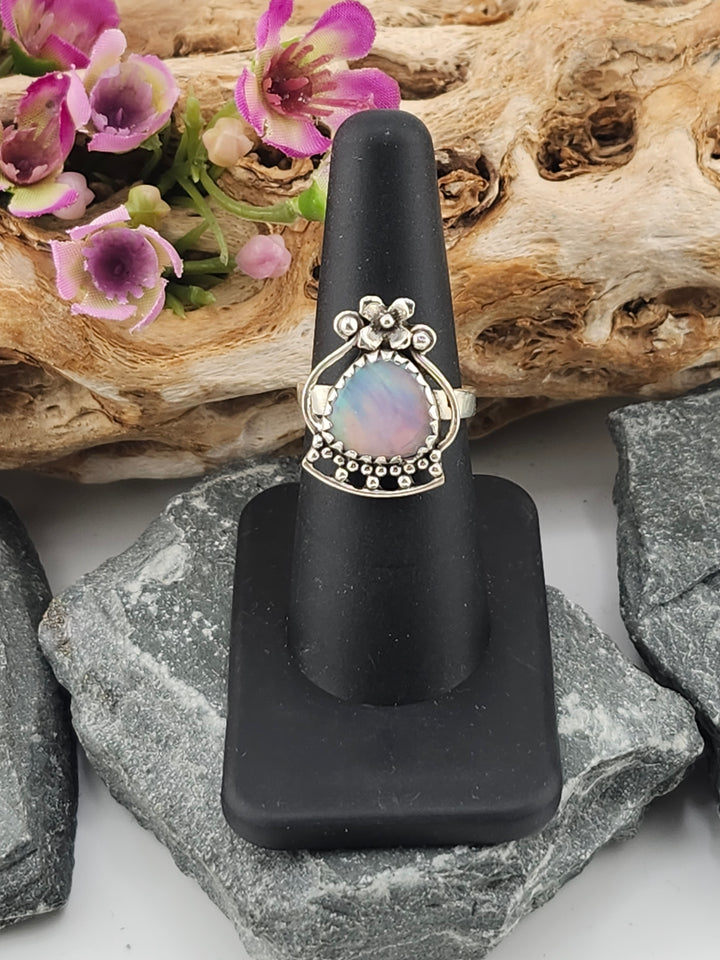 Aurora Opal Ring Size 7