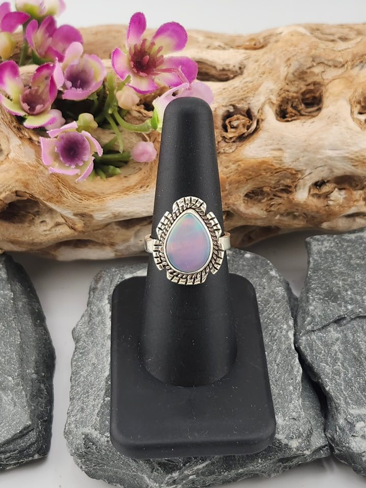 Aurora Opal Ring Size 6.75