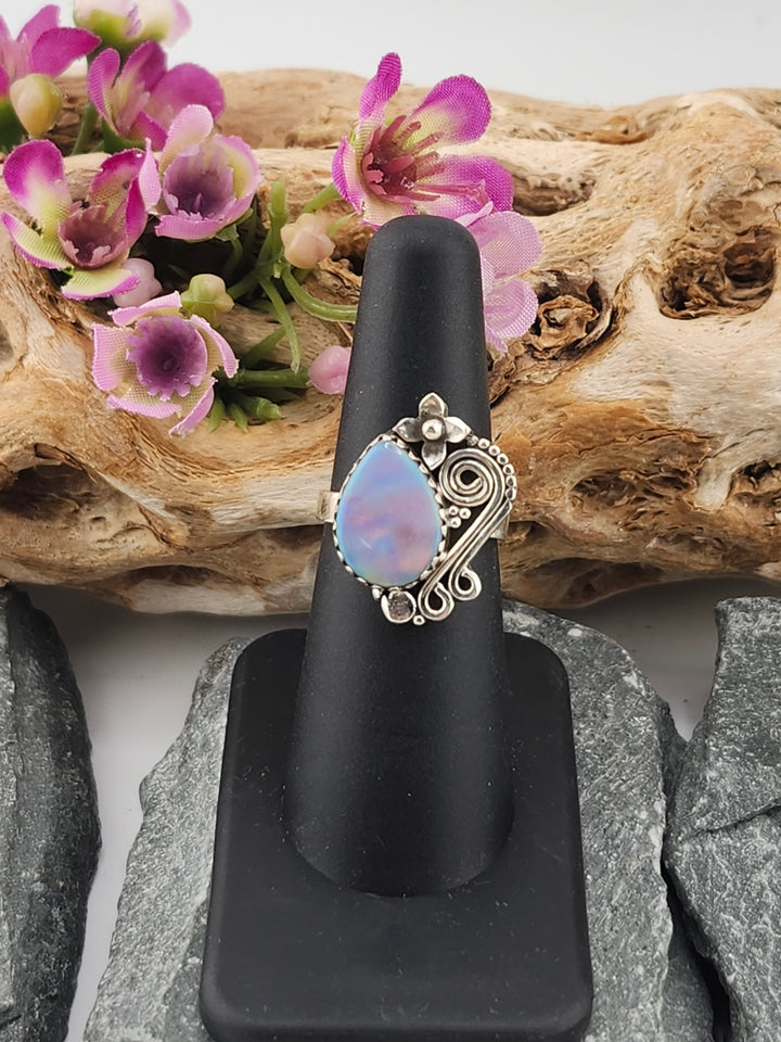 Aurora Opal Ring Size 6