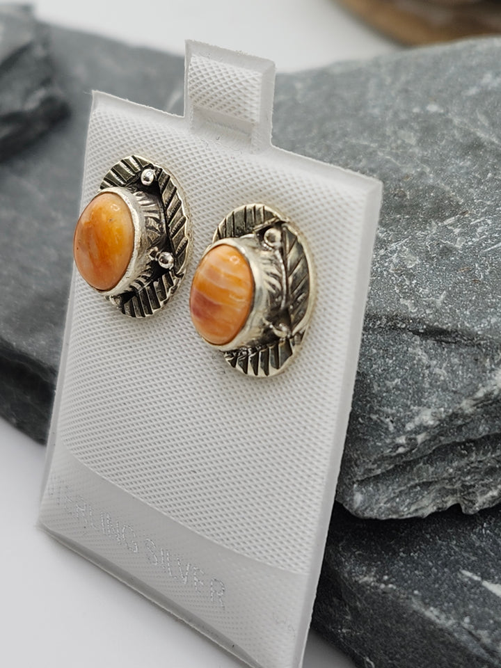 Spiny Oyster PostBack Earrings