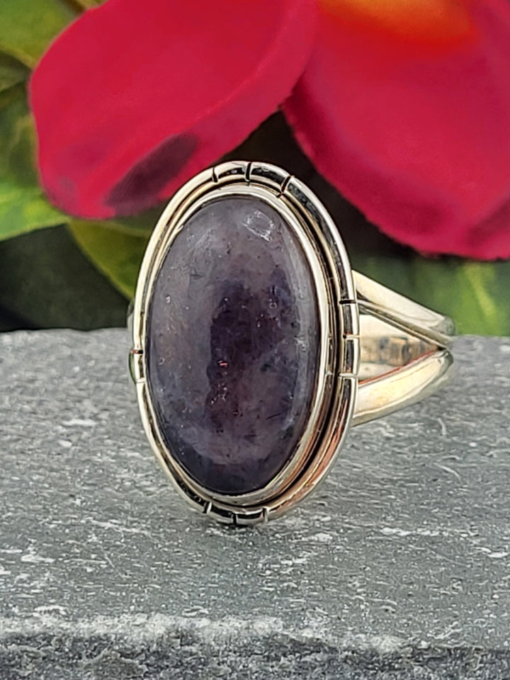 Iolite Sunstone Ring