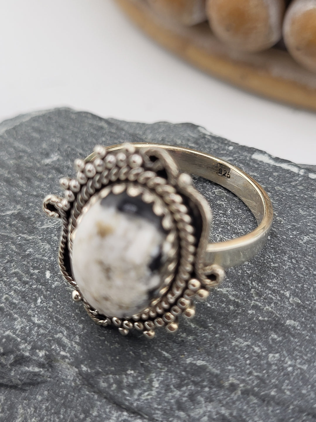 White Buffalo Ring