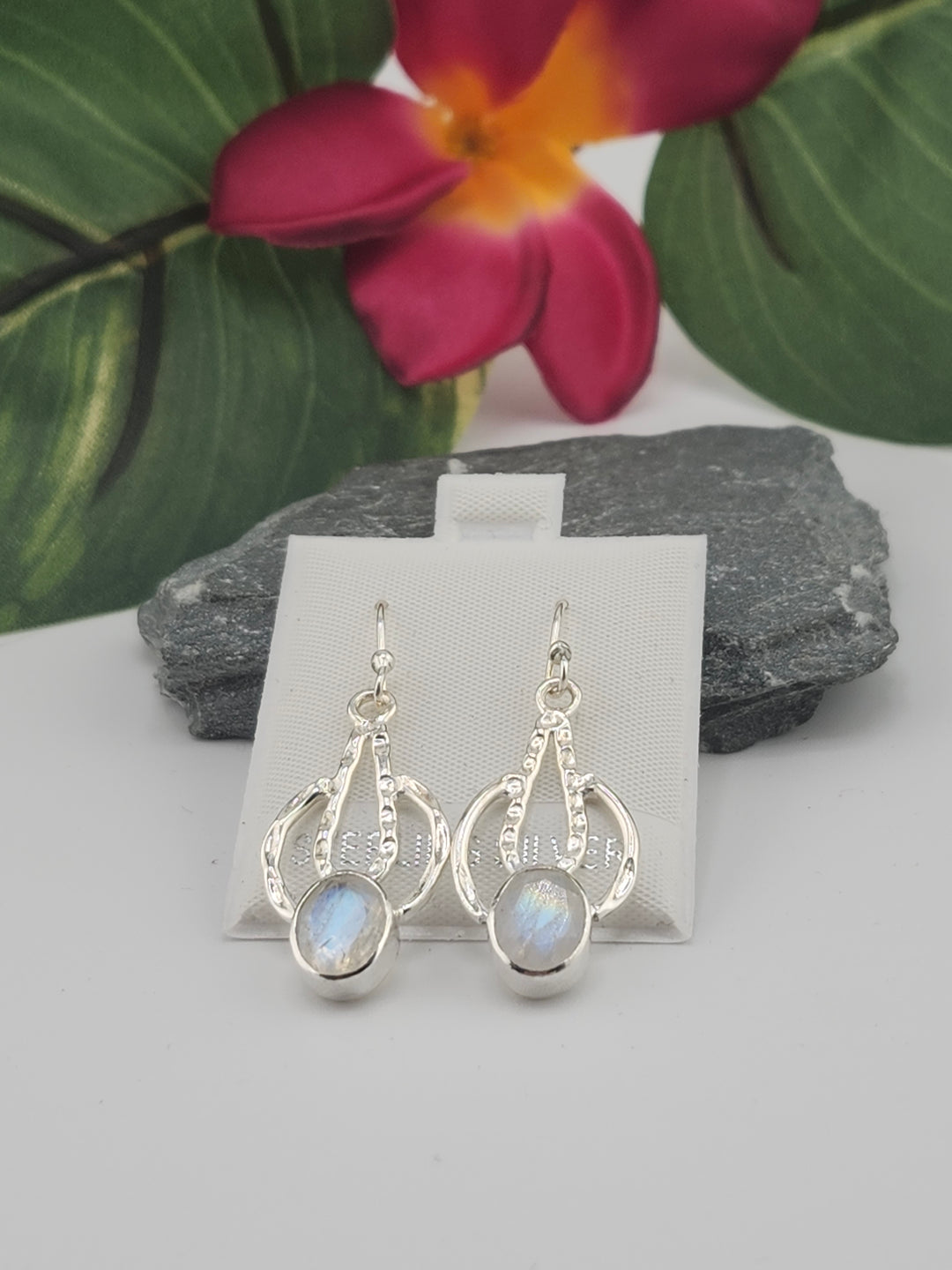 Moonstone Dangle Earrings