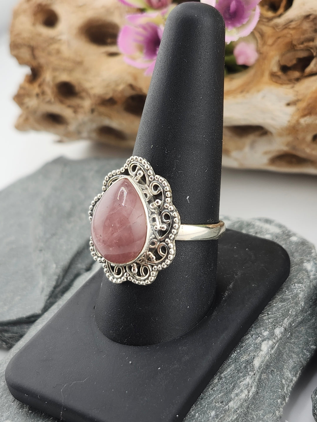 Morganite Ring Size 10