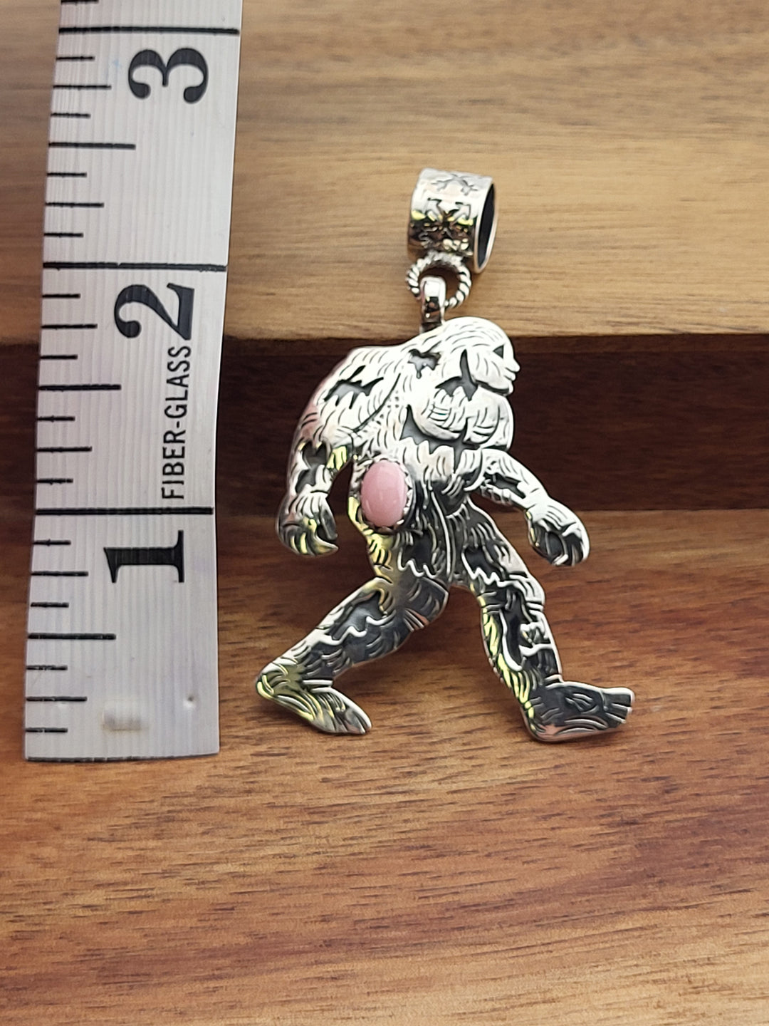 925 Sterling Silver Queen Conch Sasquatch Pendant