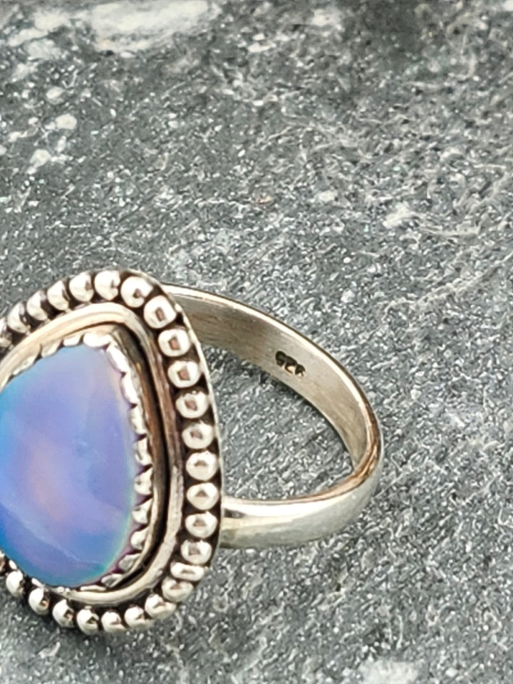 Aurora Opal Ring Size 7