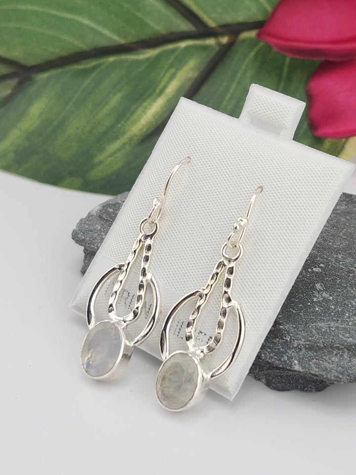 Moonstone Dangle Earrings