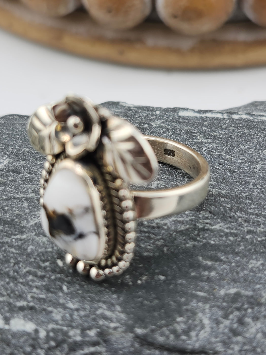 White Buffalo Ring