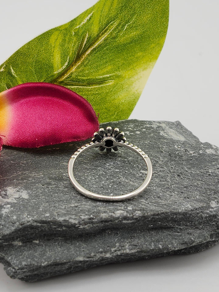 Silver Flower Ring