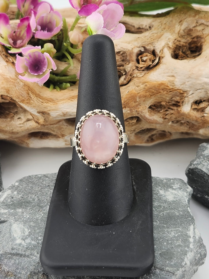 Morganite Ring Size 8.25