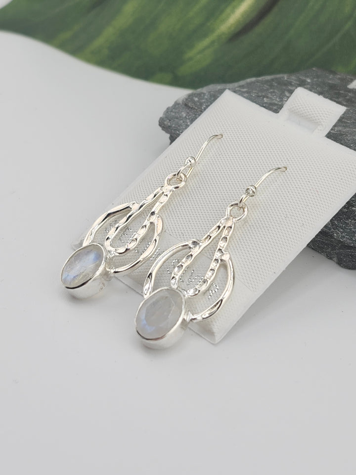 Moonstone Dangle Earrings