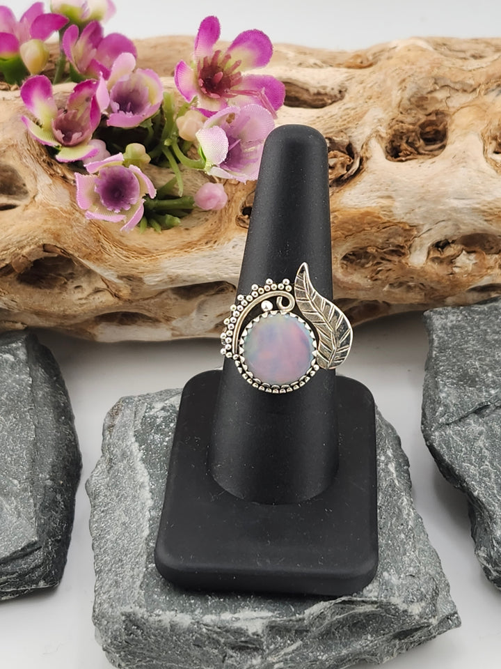 Aurora Opal Ring Size 9