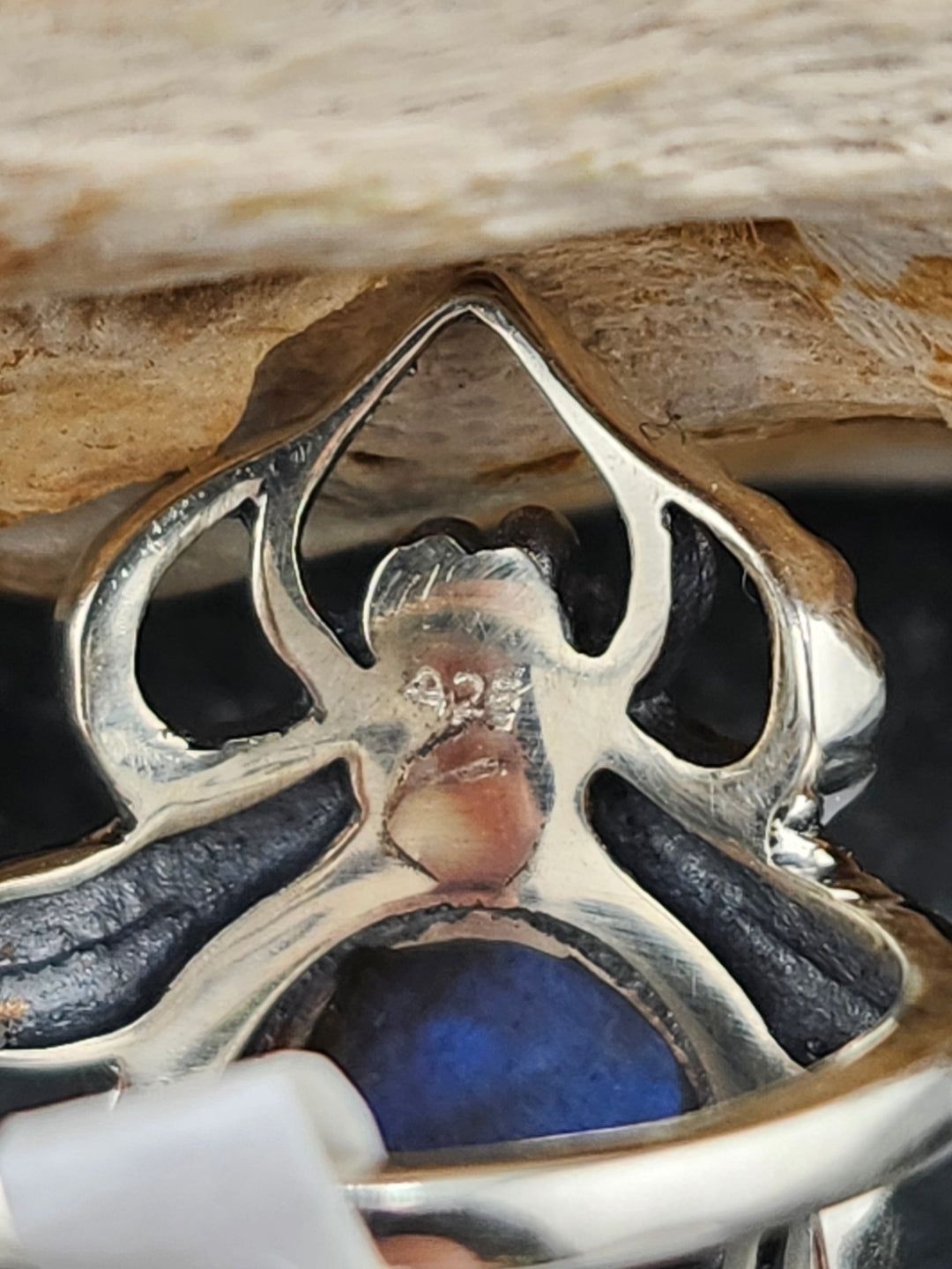 Labradorite Spider Ring