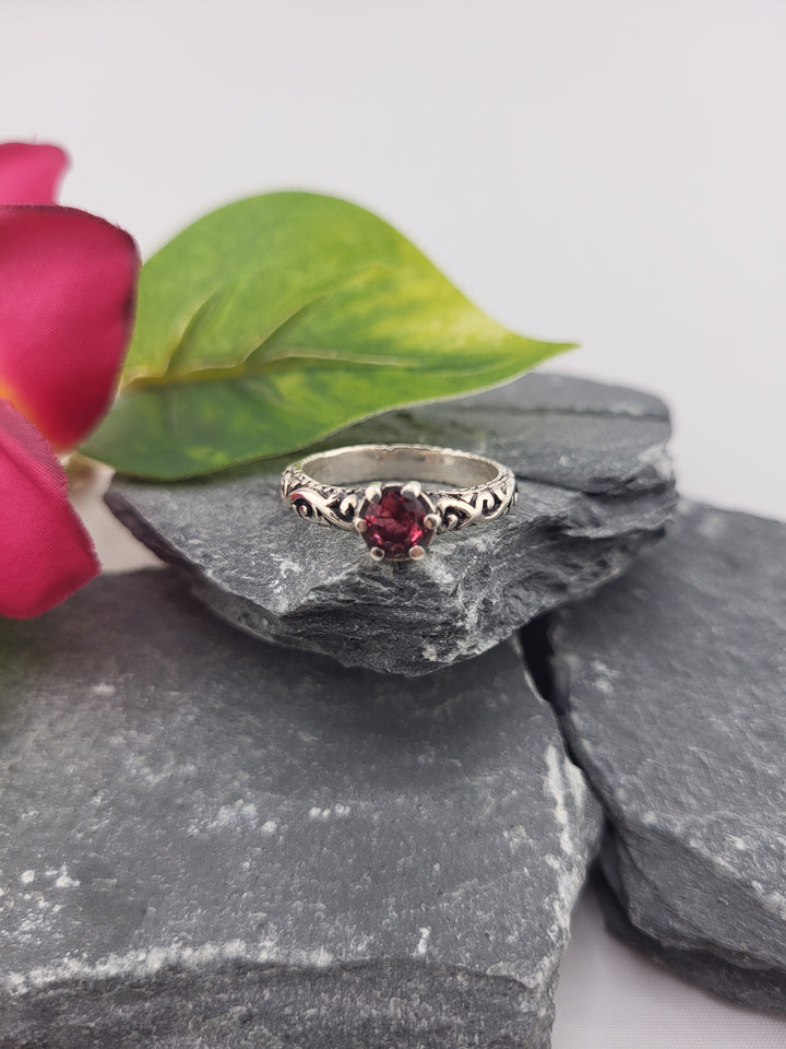 Bali Garnet Ring