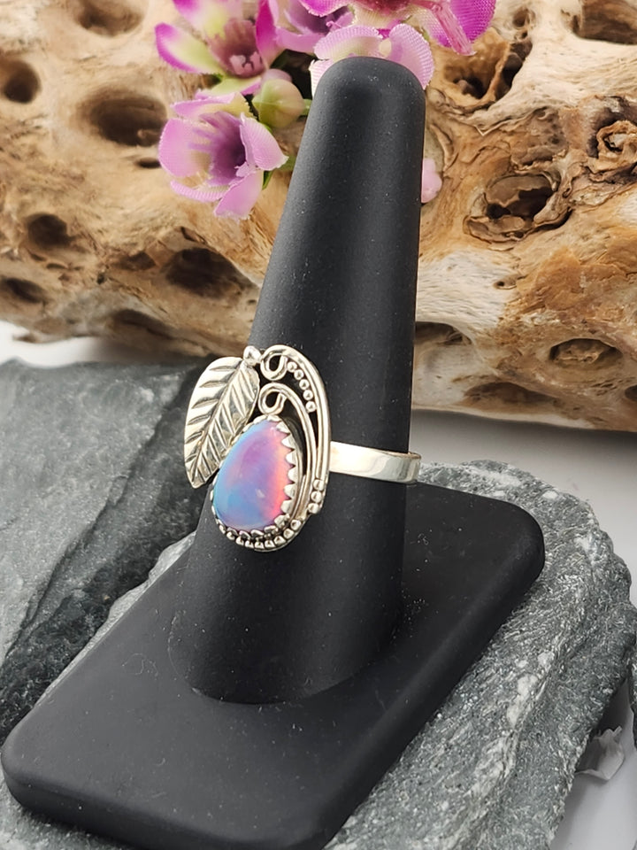 Aurora Opal Ring Size 9