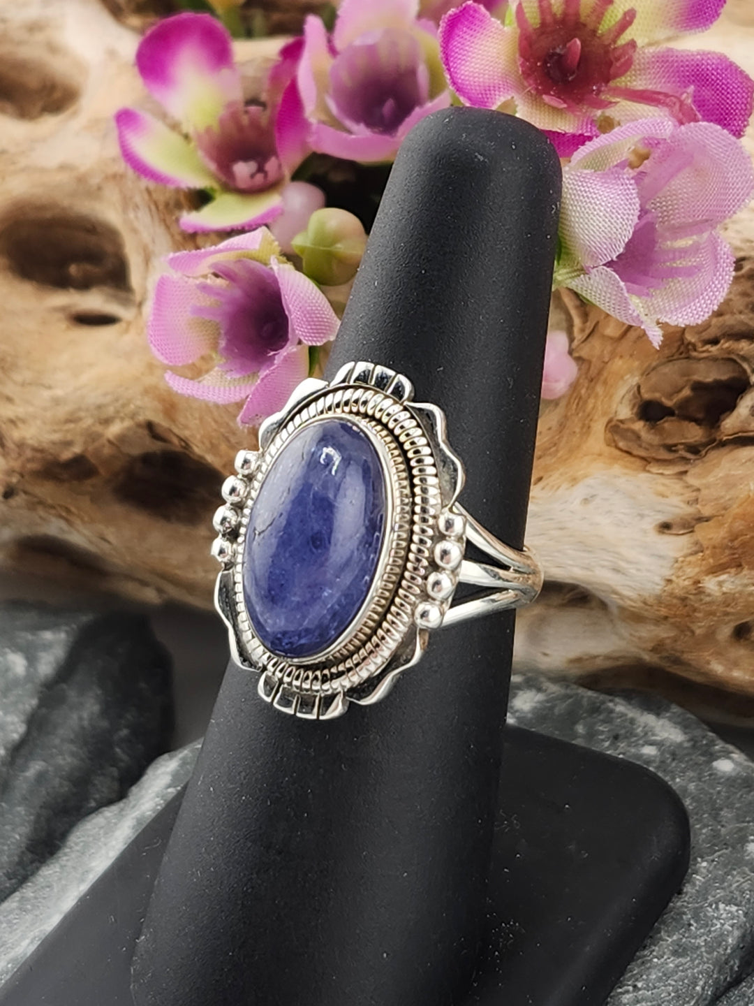 Tanzanite Oval Ring Size 6