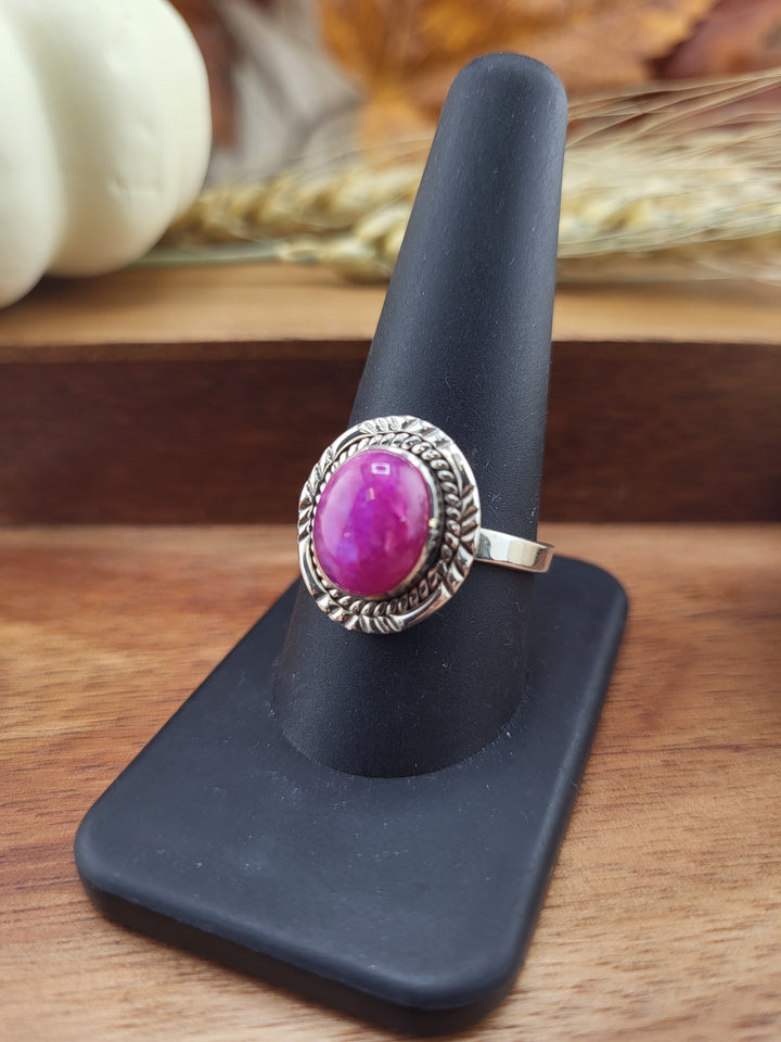 Pink Moonstone Ring