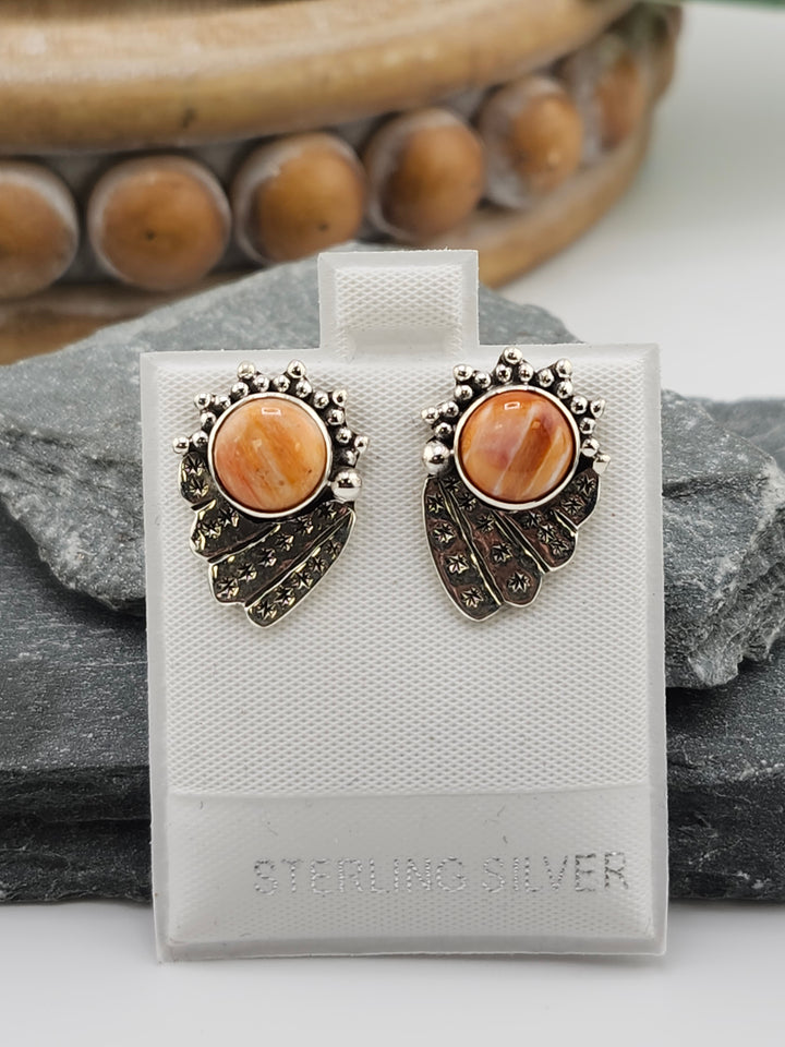 Spiny Oyster PostBack Earrings