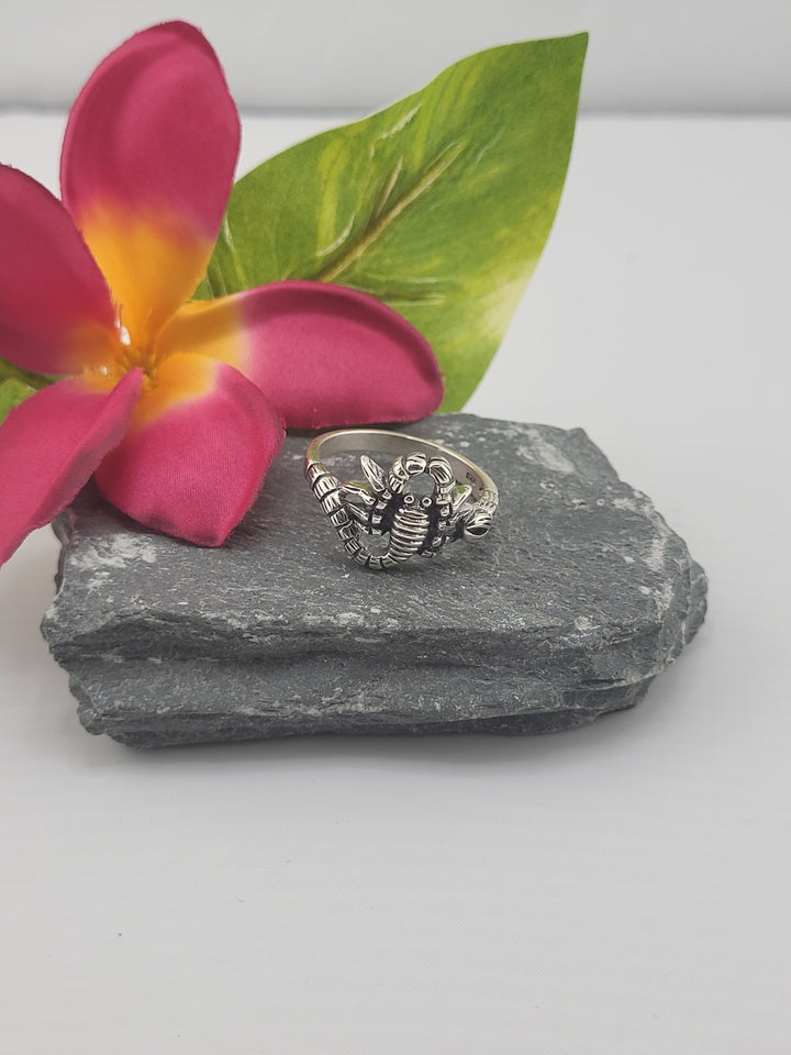 Silver Scorpion Ring