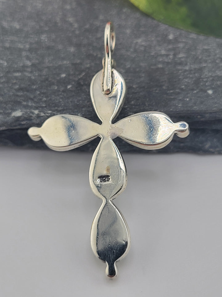 American Turquoise Cross Pendant