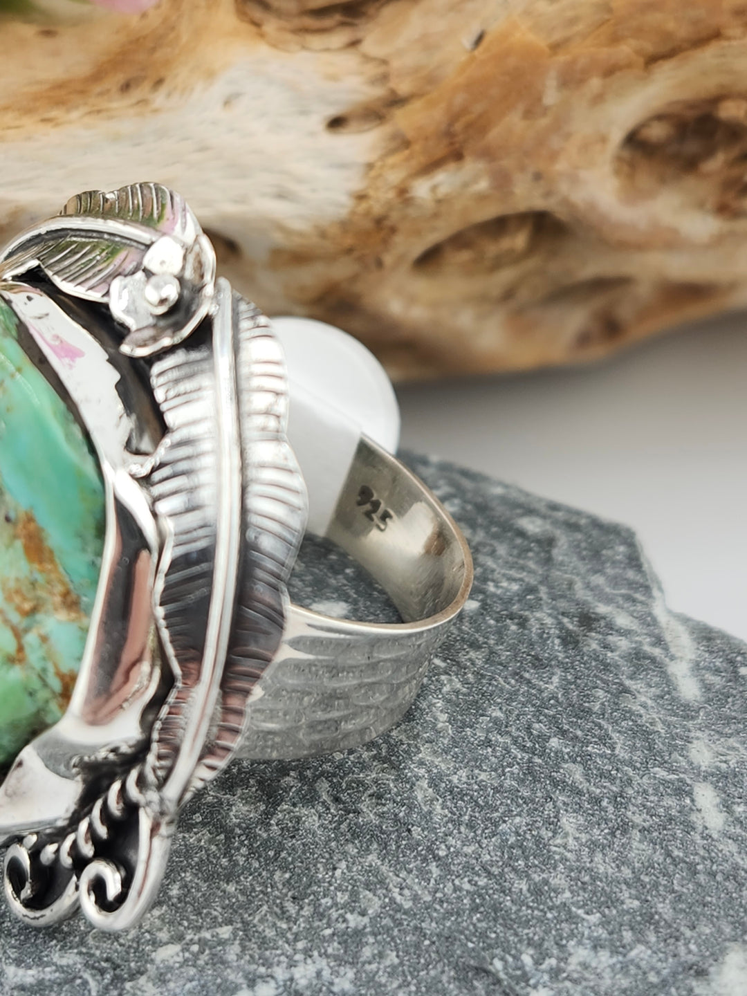 Raw Turquoise Ring