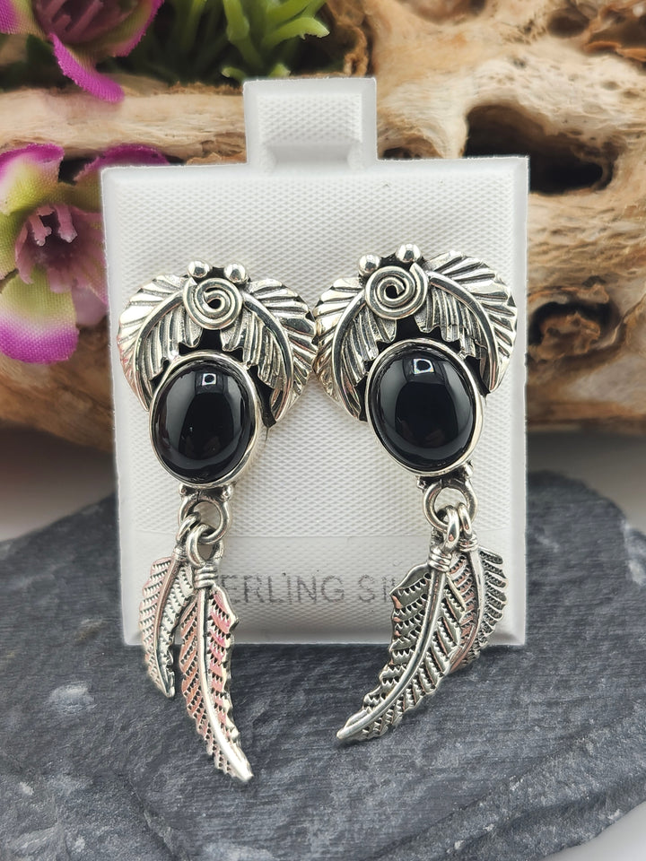 Black Onyx Earrings